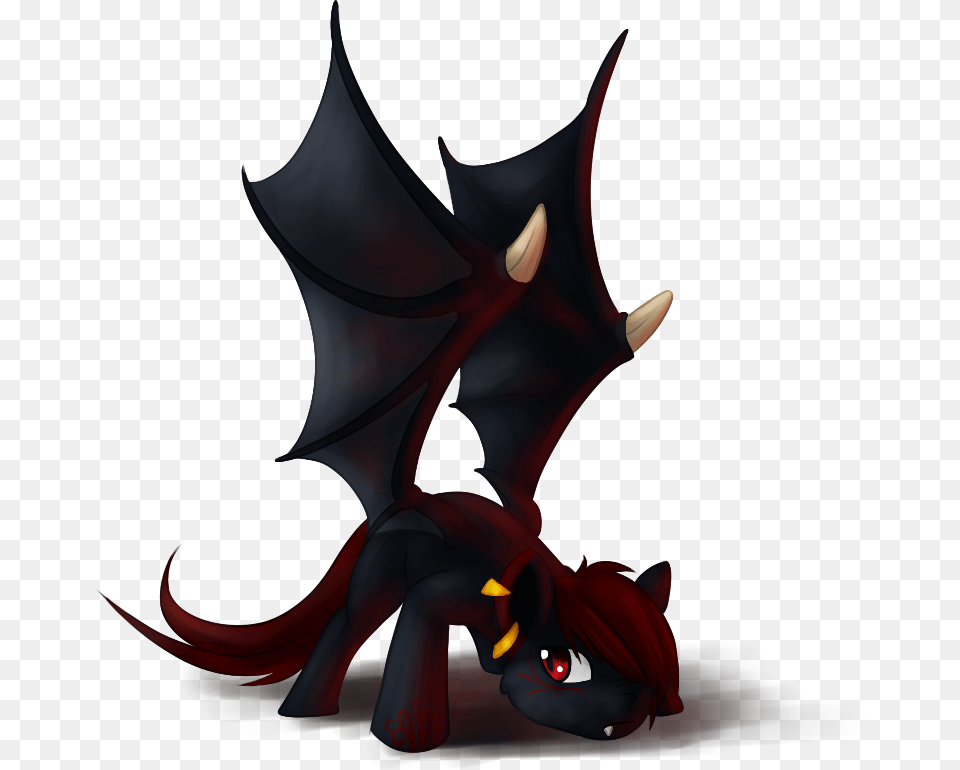 Result For Bat Wings On A Real Pony Black Mlp With Bat Wings, Dragon, Smoke Pipe Free Png Download