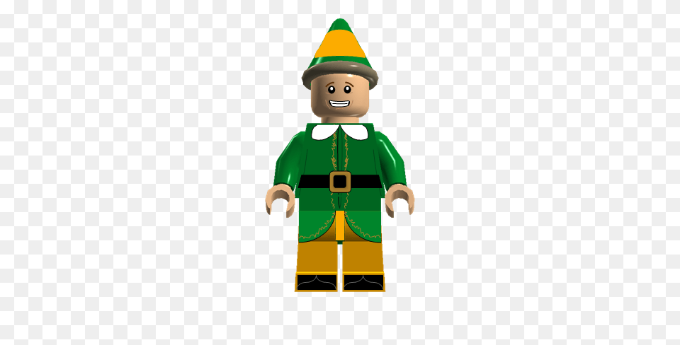 Result For Buddy Elf Lego Minifig Elf Souvenir Committee, Clothing, Hat, Baby, Person Free Png Download