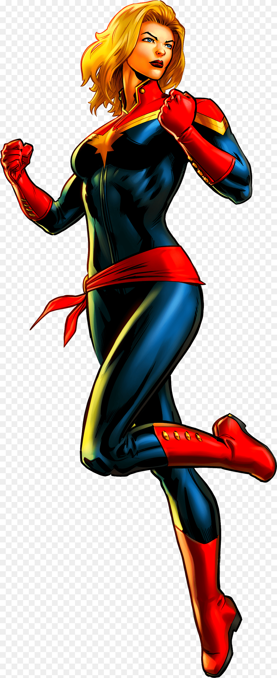Result For Captain Marvel Captain Marvel Comic Character, Adult, Publication, Person, Female Free Png