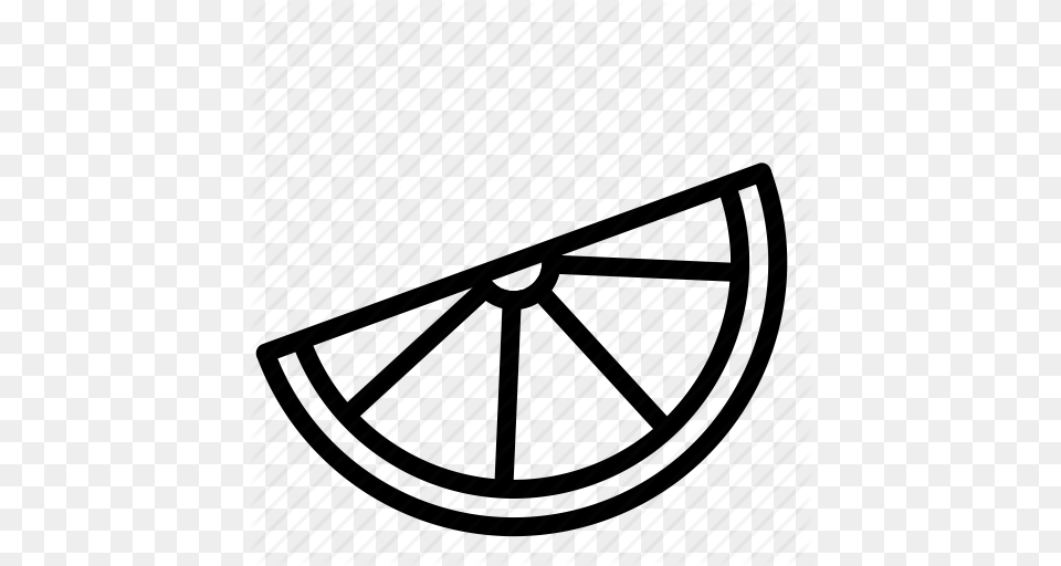 Result For Citrus Orange Lemon Lime Wedge Drawing Black, Accessories, Glasses, Machine, Spoke Png