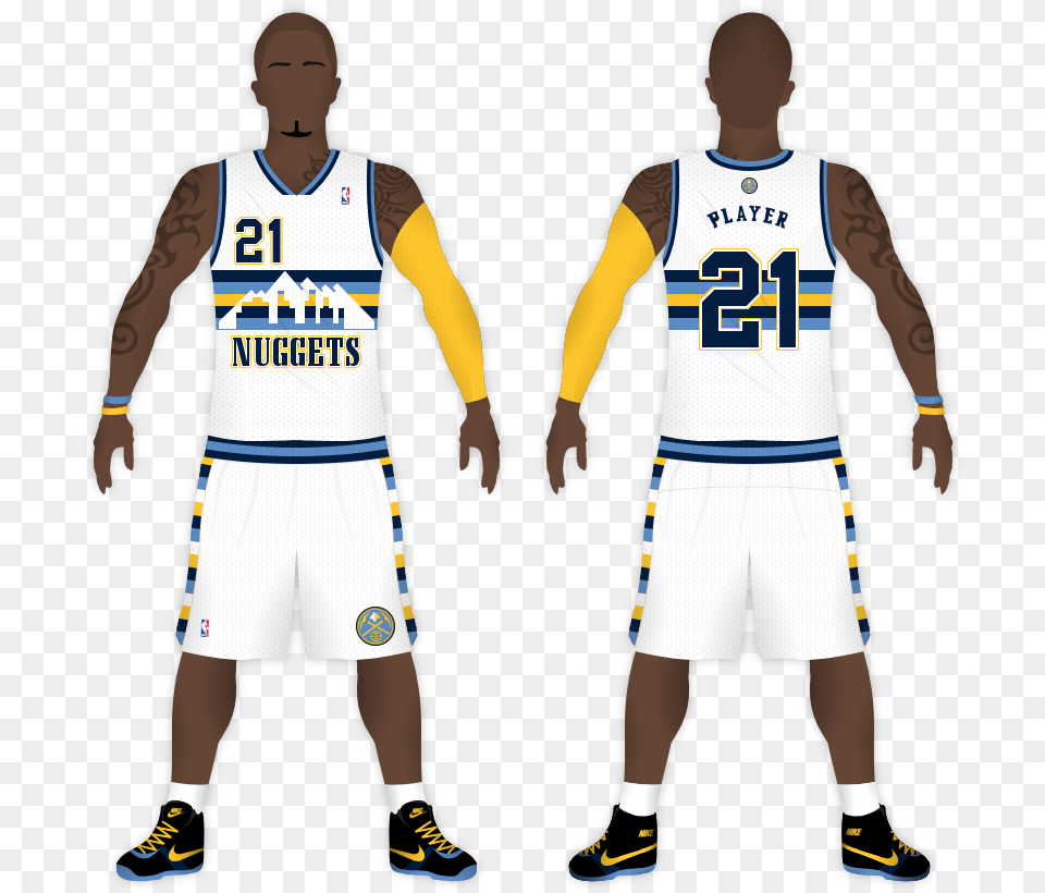 Result For Denver Nuggets 2015 Jerseys Team, Clothing, Shorts, Shirt, Person Free Transparent Png