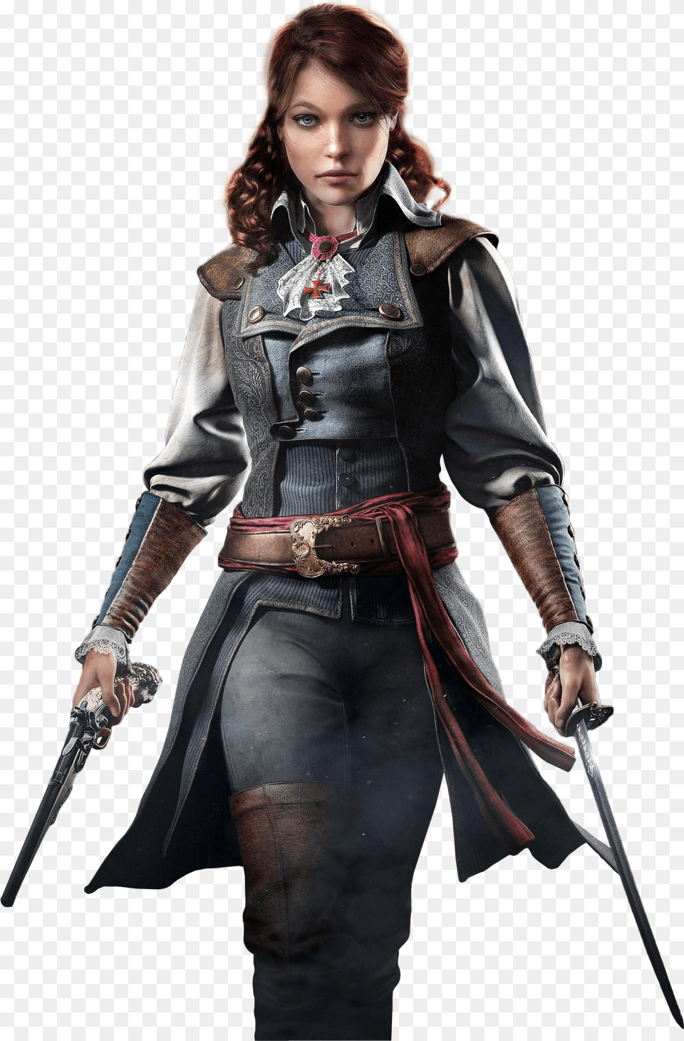 Result For Elise From Assassin S Creed Unity Assassin39s Creed Unity, Clothing, Costume, Person, Weapon Free Png