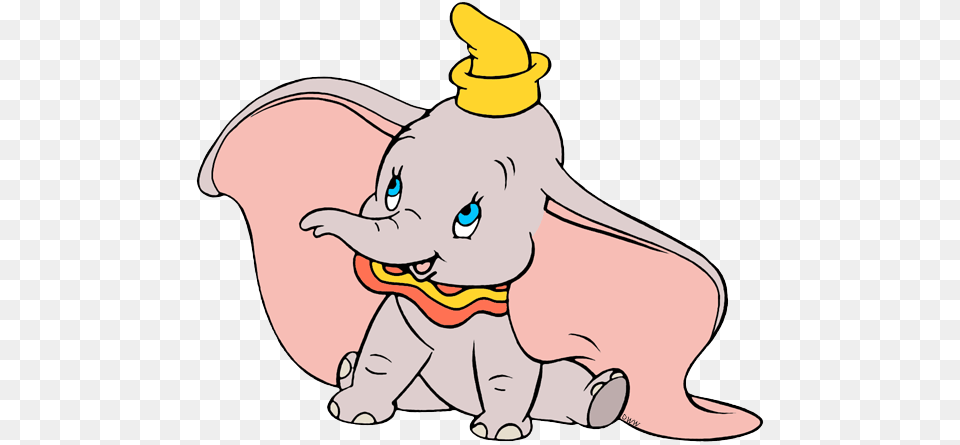 Result For Free Dumbo Clipart Mishas Baby Shower, Person, Cartoon, Animal, Mammal Png Image