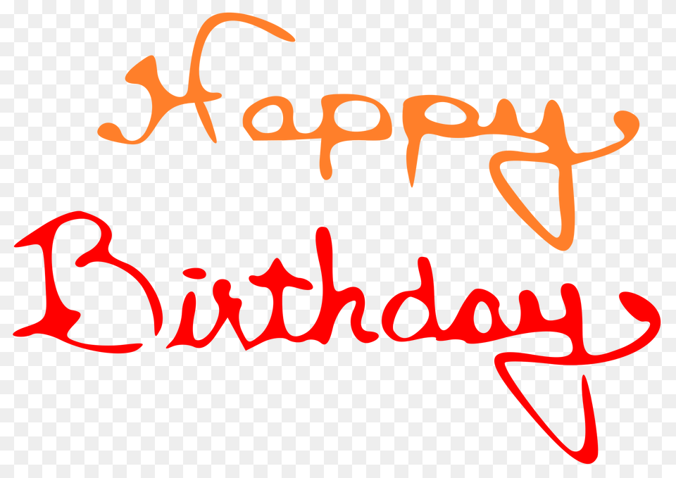 Result For Happy Birthday Birthday Happy, Text, Handwriting Png Image