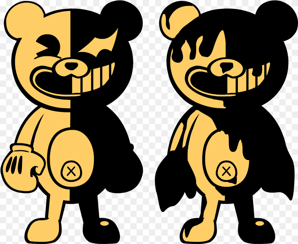 Result For Monokuma Danganronpa Bendy And The Ink Machine, Baby, Person Png