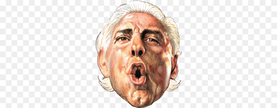 Result For Ric Flair Ric Flair Woo Art, Portrait, Face, Head, Photography Free Png Download