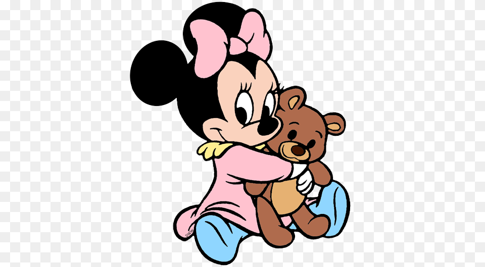 Resultado De Imagem Para Imagens Da Minnie Baby Com O Pluto Baby, Cartoon, Animal, Bear, Mammal Free Transparent Png