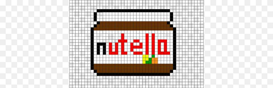 Resultado De Imagem Para Pixel Art Nutella C2c Minecraft Pixel Art Nutella Jar, Blackboard Free Transparent Png