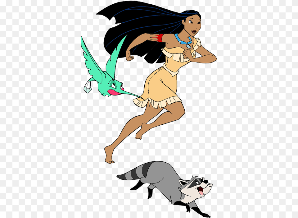 Resultado De Imagem Para Pocahontas Friends Pocahontas Flit And Meeko, Adult, Female, Person, Woman Png Image