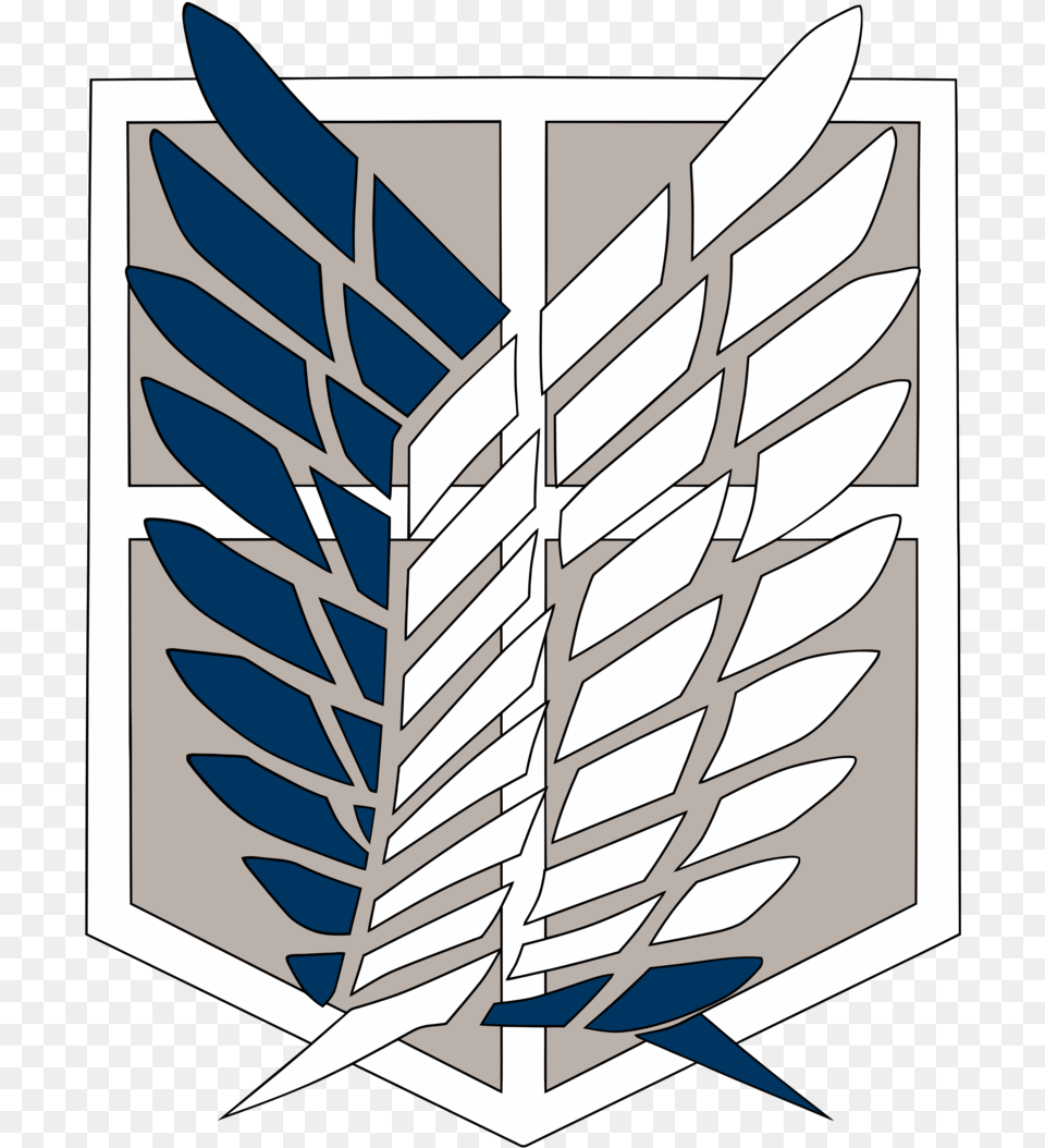 Resultado De Imagen Para Shingeki No Kyojin Logo Reconocimiento Shingeki No Kyojin Logo, Emblem, Symbol, Animal, Fish Png