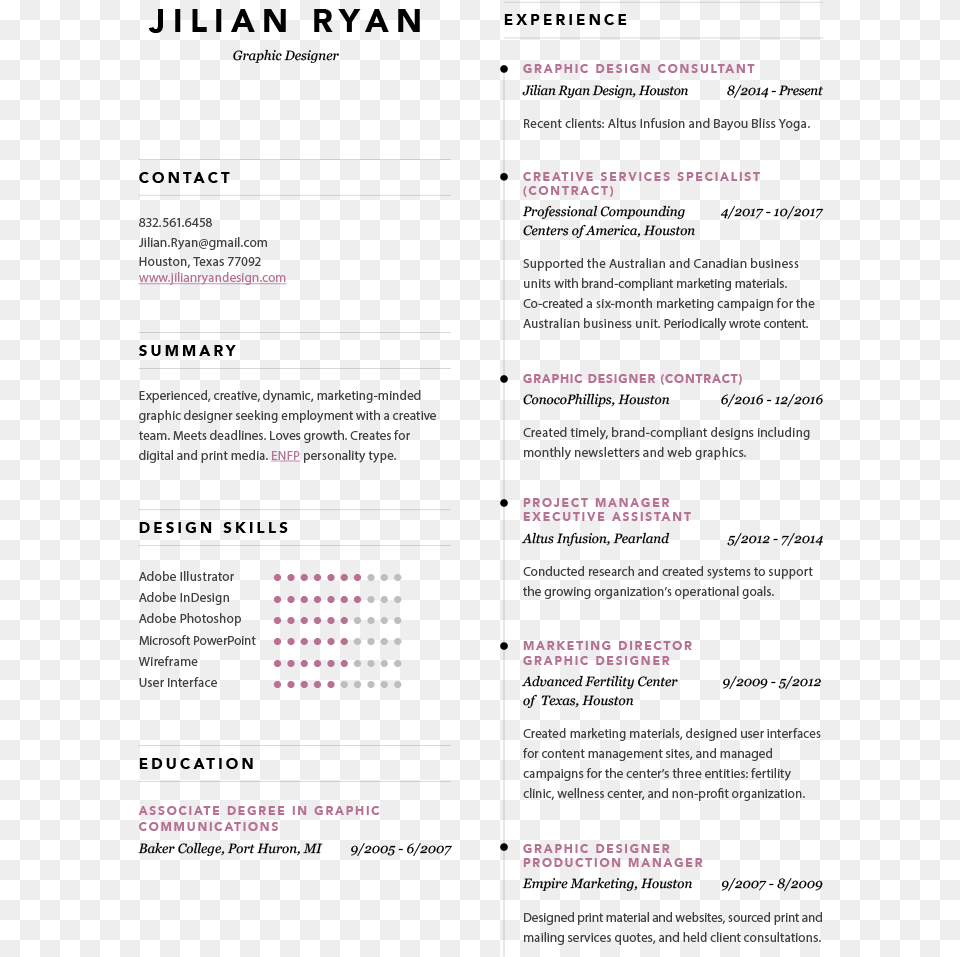 Resume Document, Page, Text Free Png Download