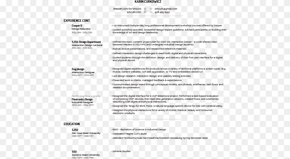Resume Fb 2018mar122 Document, Page, Text, File Png