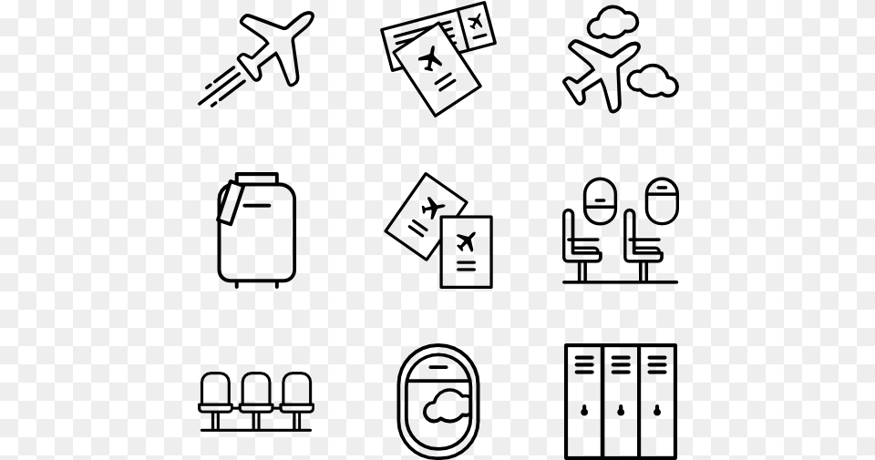 Resume Icons, Gray Free Png Download