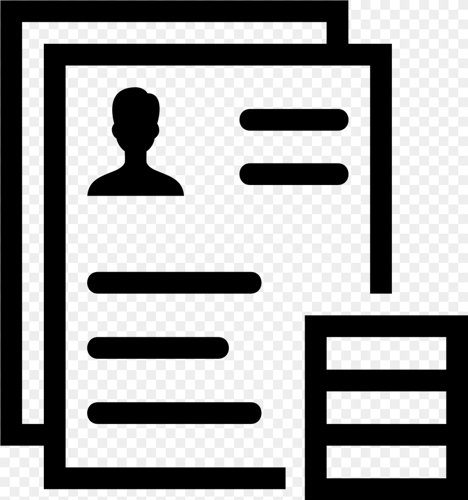 Resume Icons Transparent Resume Icon, Gray Free Png