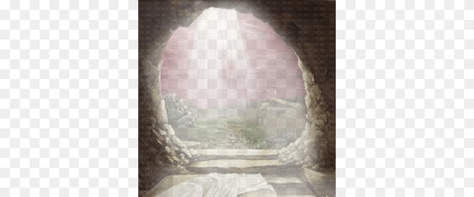 Resurrection Jesus Empty Tomb Empty Tomb Easter Bulletin Cover, Art, Painting, Adult, Wedding Png Image