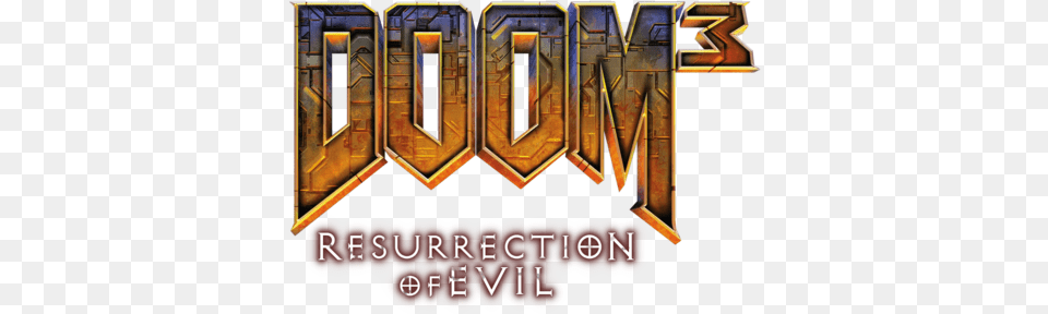 Resurrection Of Evil Doom 3 Resurrection Of Evil Logo, Book, Publication Free Png Download