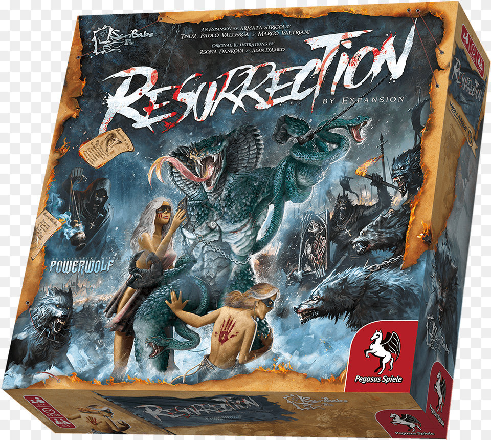 Resurrection Powerwolf Resurrection Armata Strigoi Expansion Board Game, Adult, Person, Female, Woman Free Transparent Png