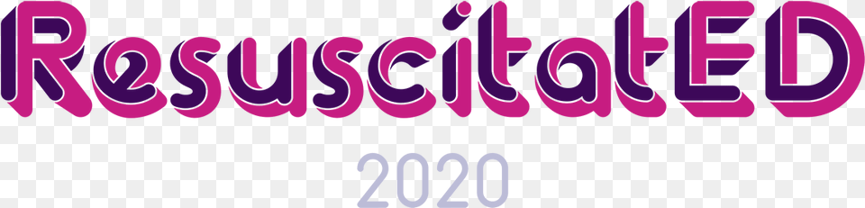 Resuscitated 2020 Logo Graphic Design, Purple, Text Free Png Download