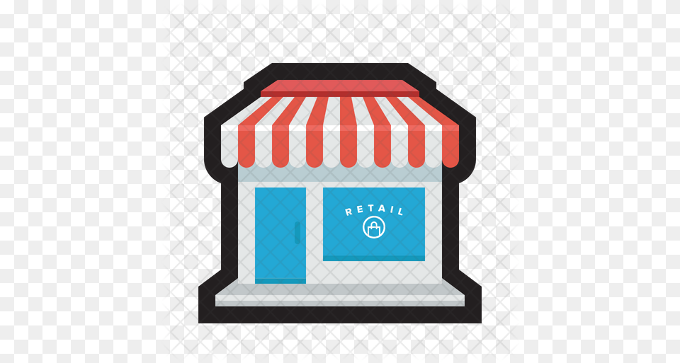 Retail Icon Convenience Store, Awning, Canopy, Mailbox Free Png Download
