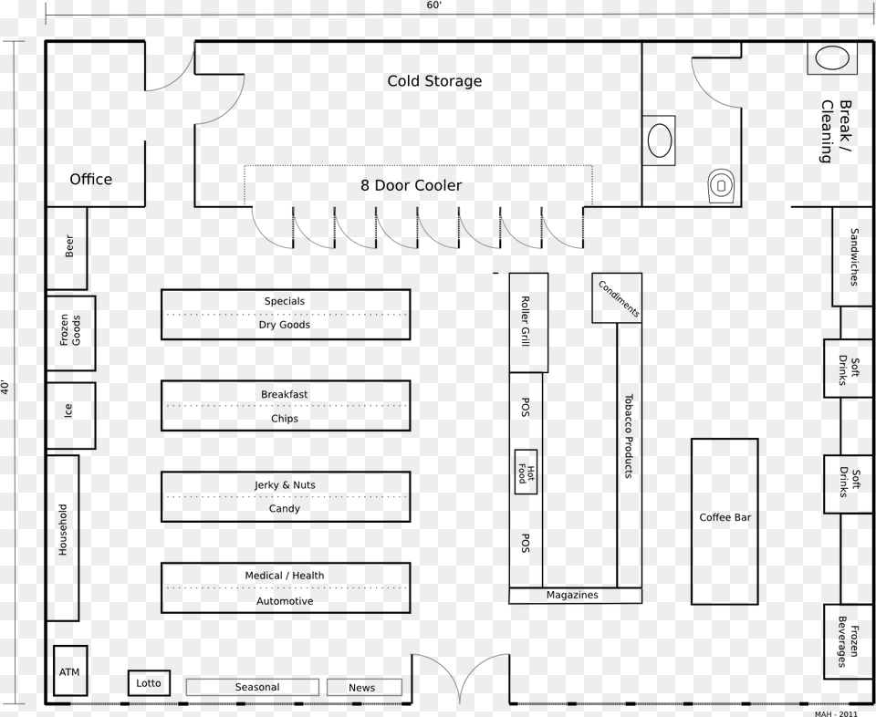 Retail Store Floor Plan Layout, Electronics, Hardware, Text, Cutlery Free Png Download