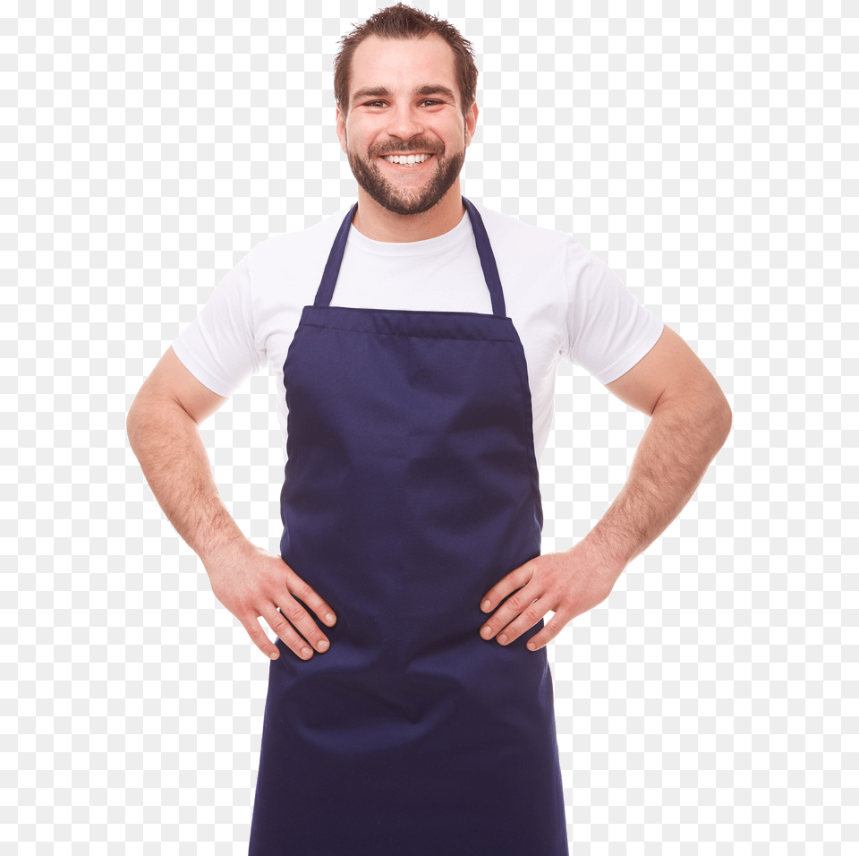 Retail Worker Download Personalised Chef Apron, Adult, Male, Man, Person Png