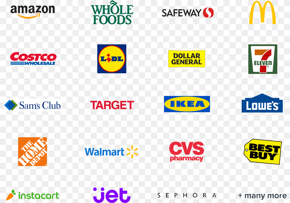 Retailer Logos, Logo, Scoreboard Free Png Download