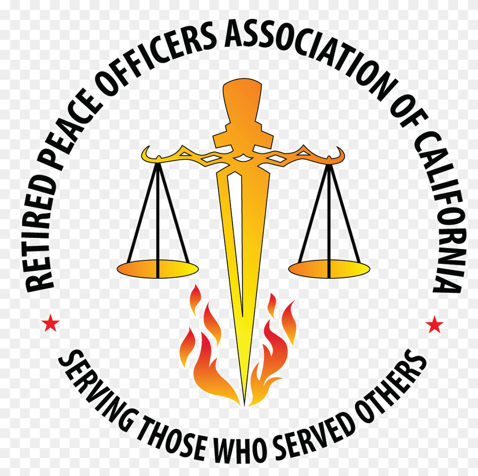 Retired Peace Officers Association Of California, Cross, Symbol, Logo Free Transparent Png