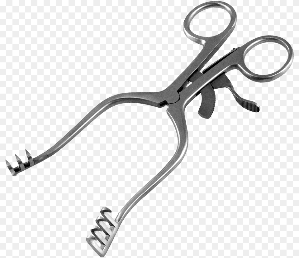 Retractor Adjustable With Latch Blunt 16 Cm Tongs, Clamp, Device, Tool, Scissors Free Png Download