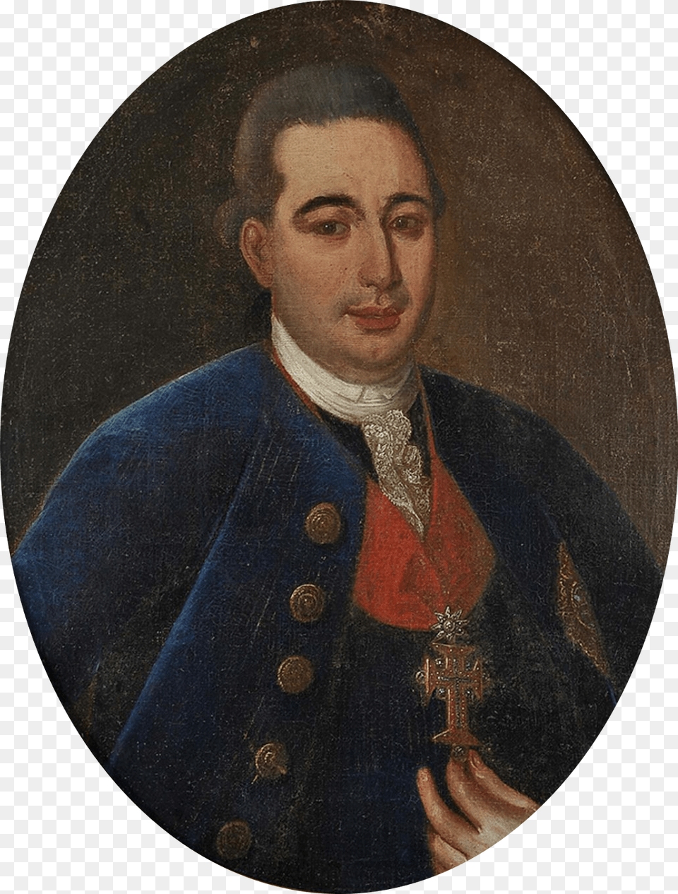 Retrato De Fidalgo Com Cruz Da Ordem De Cristo Portugus Fidalgo, Adult, Photography, Person, Painting Png Image