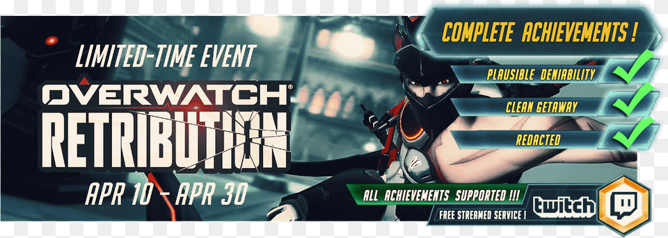 Retribution Event Boost Overwatch Does Overwatch Archives Start 2019, Adult, Female, Person, Woman Free Png Download