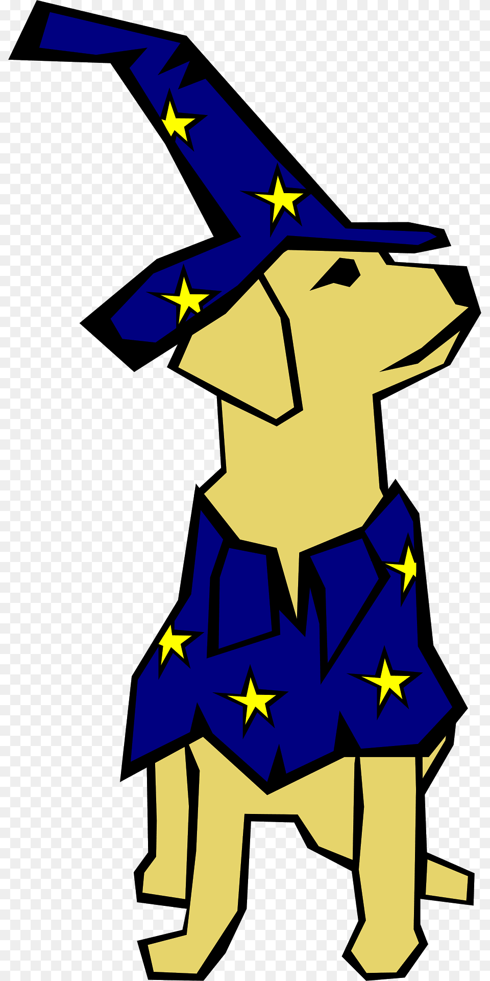 Retriever In A Wizard Costume Clipart, People, Person, Dynamite, Weapon Free Transparent Png