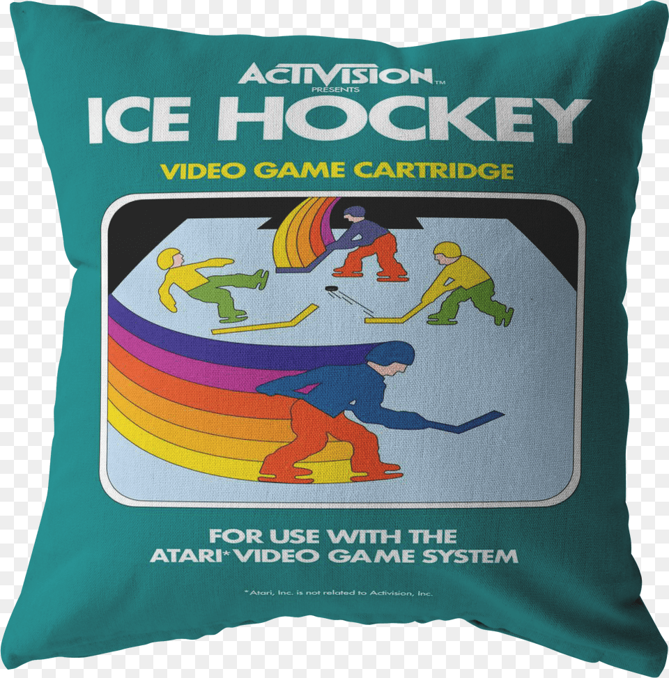 Retro Activision Ice Hockey Inspired 80s Video Game Atari Png