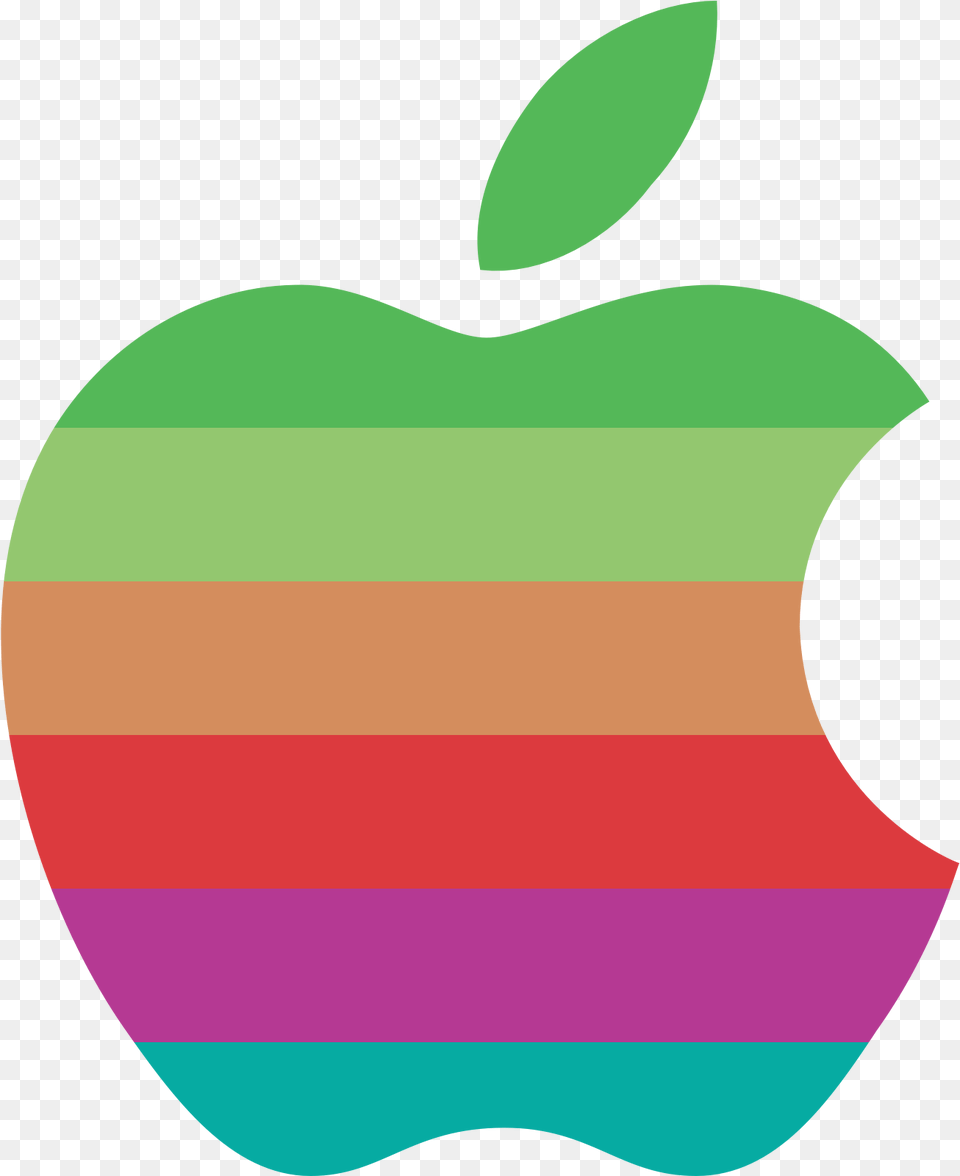 Retro Apple Logo Wwdc 2016 Wallpapers Old Apple Logo, Food, Fruit, Plant, Produce Png Image