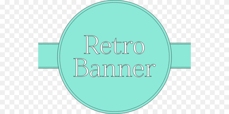 Retro Banner Cliparts Circle, Logo, Clothing, Hardhat, Helmet Free Png Download