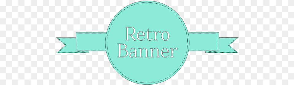 Retro Banner Ribbon Vector Svg Circle, Logo, Badge, Symbol, Car Png Image