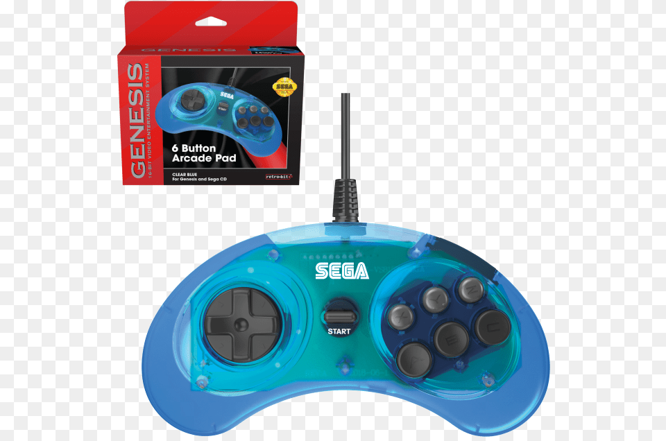 Retro Bit Sega Genesis Controller, Electronics, Joystick Free Png Download