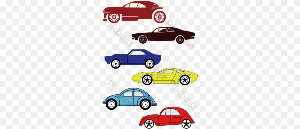 Retro Car Vector Templates Automotive Paint, Alloy Wheel, Vehicle, Transportation, Tire Free Png