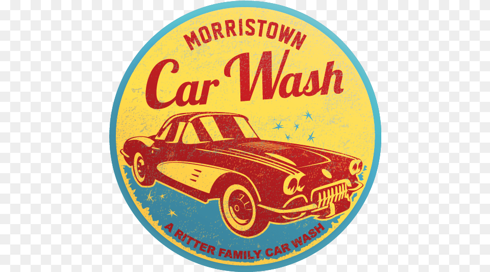 Retro Car Wash Logo, Transportation, Vehicle, Sticker, Badge Png Image