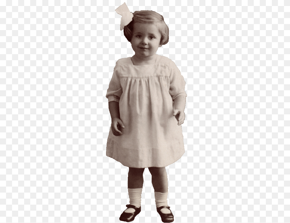 Retro Children, Person, Hat, Girl, Female Free Png