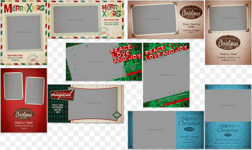 Retro Christmas Cards Photoshop Psd, Advertisement, Poster, Text Free Transparent Png