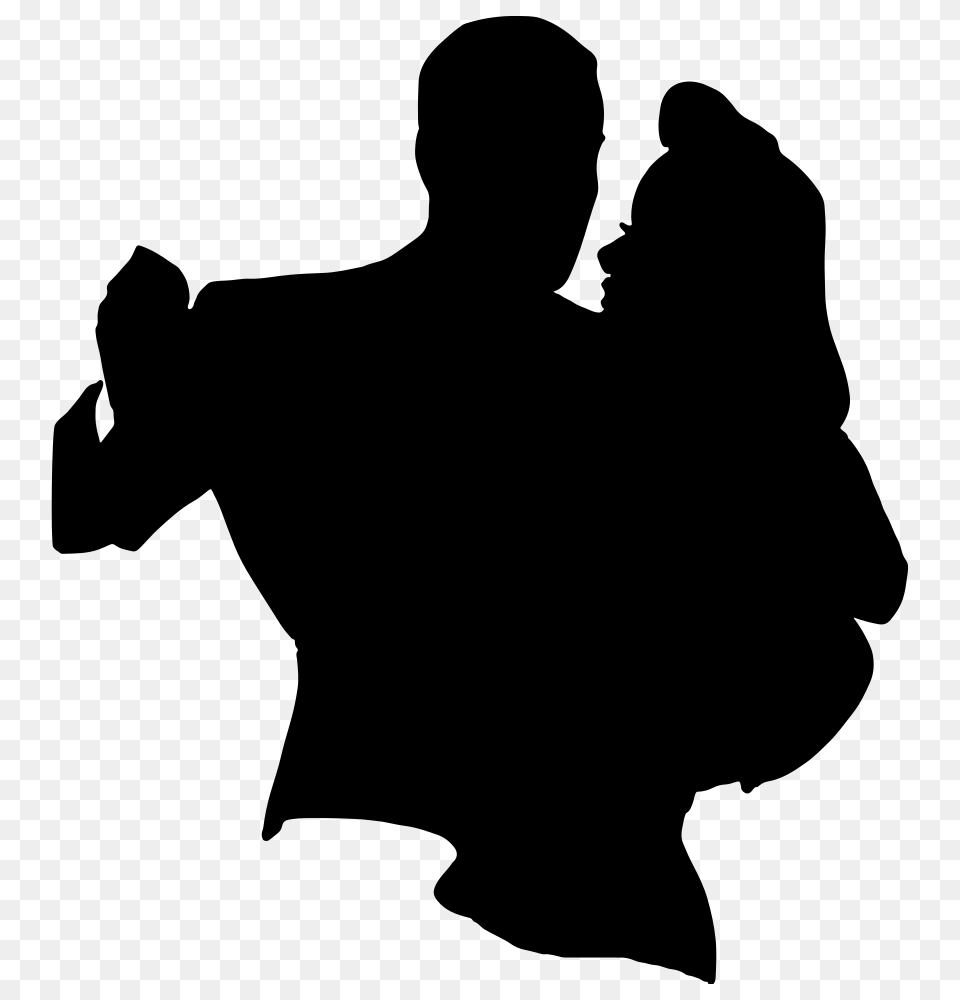 Retro Clipart Dance, Gray Png Image