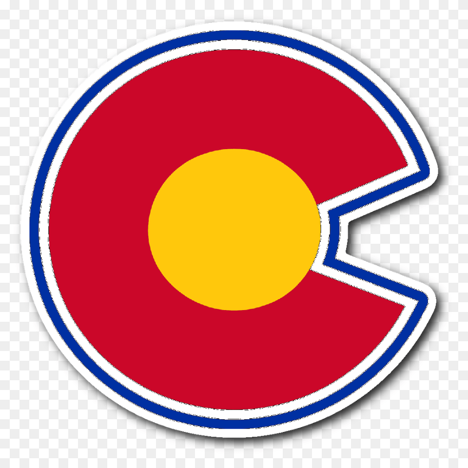 Retro Colorado Rockies Alternative Logo Inspired Sticker, Disk, Symbol Png Image
