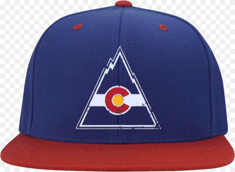 Retro Colorado Rockies Inspired Flat Bill High Profile Colorado Rockies Hockey, Baseball Cap, Cap, Clothing, Hat Free Png
