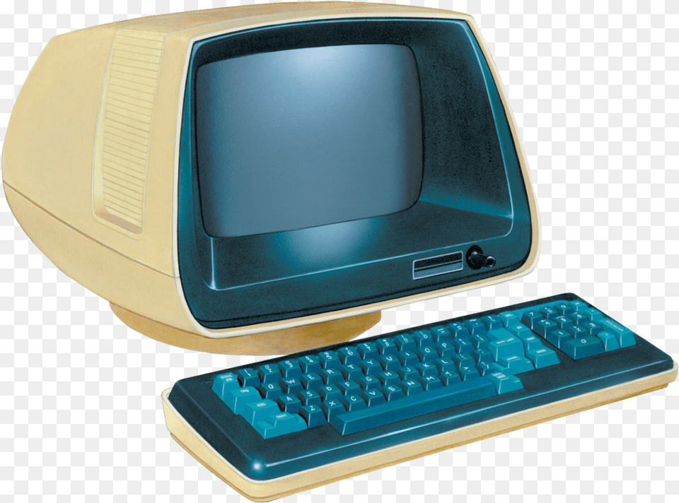 Retro Computer Retro Computer, Hardware, Pc, Electronics, Computer Keyboard Free Png