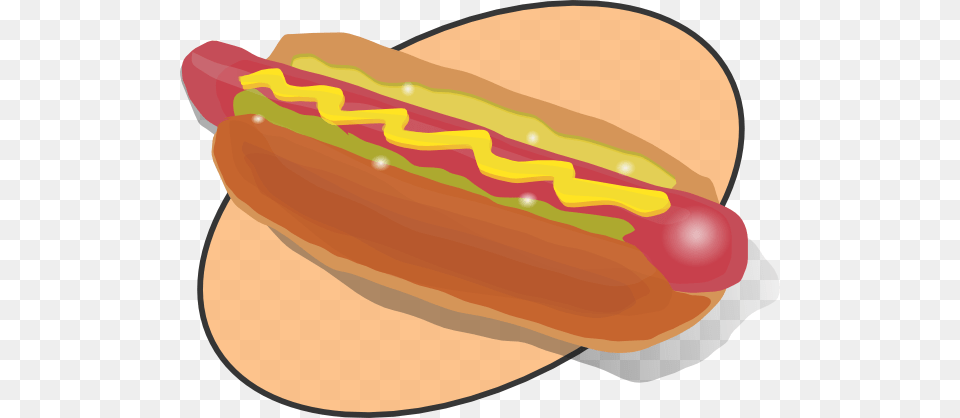 Retro Dog Clip Art, Food, Hot Dog, Ketchup Free Png