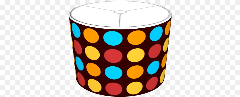 Retro Dotted Pattern Polka Dot, Lamp, Lampshade, Can, Tin Free Transparent Png