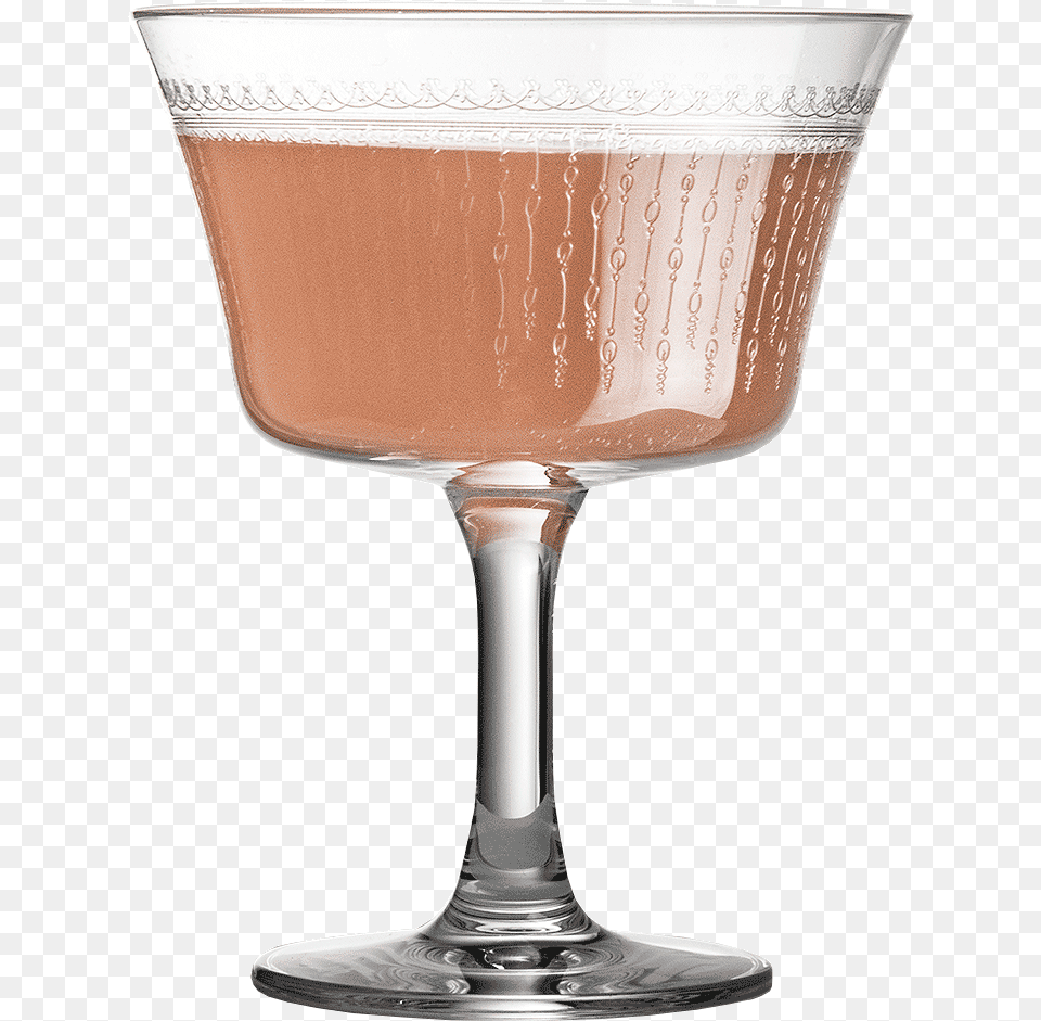 Retro Fizz 1920 Cocktail Glass Champagne Stemware, Goblet, Alcohol, Beverage, Liquor Free Transparent Png