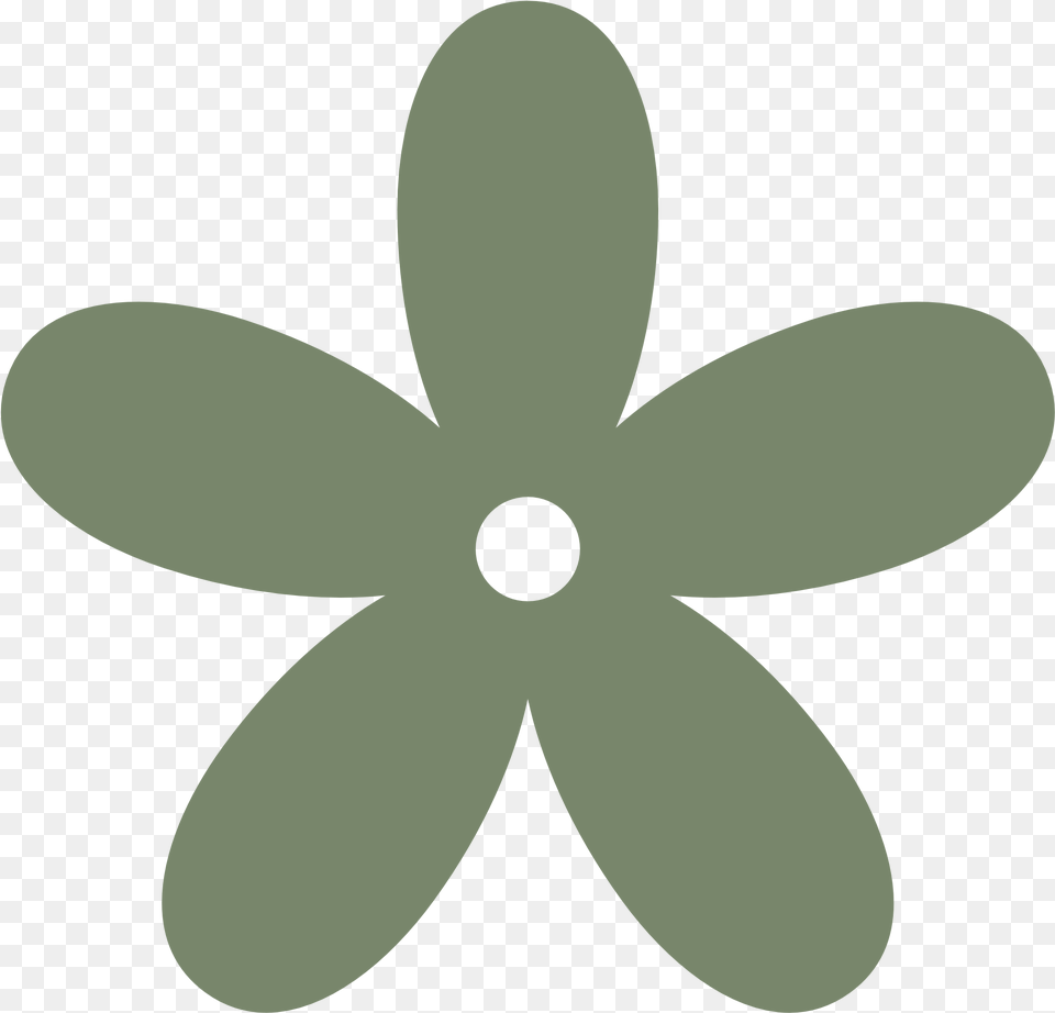 Retro Flower 8 Color Colour Camouflage Green Peace Red Flower Clipart Transparent, Machine, Propeller Png