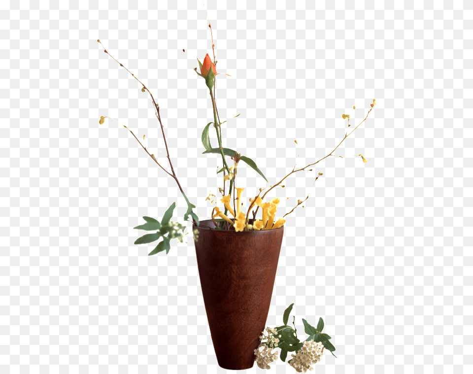 Retro Flower Pot Transparent Flowerpot, Flower Arrangement, Ikebana, Plant, Potted Plant Png Image