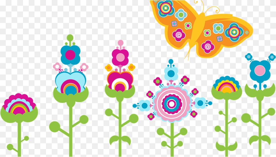Retro Flowers, Art, Pattern, Graphics, Floral Design Free Transparent Png